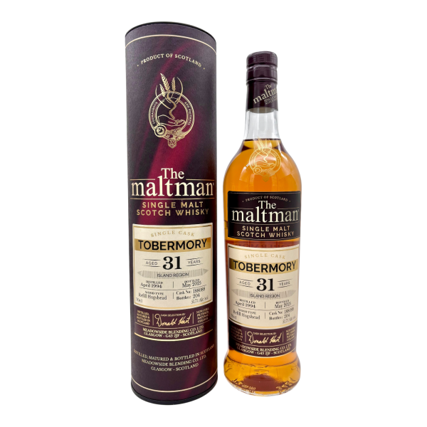 Tobermory 31 Jahre 1994 2025 Refill Hogshead #188088 The Maltman 51,7% 0,7l