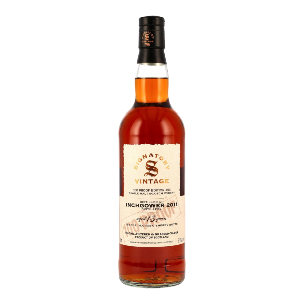 Inchgower 13 Jahre 2011 2025 100 Proof Edition #53 Signatory 57,1% 0,7l