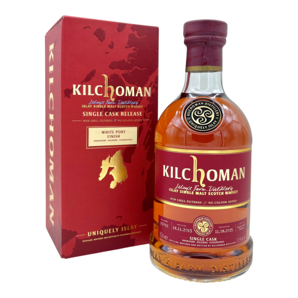Kilchoman White Port Cask Finish #15/911 Whiskyhort/Hilgering/Flickenschild 53,5% 0,7l