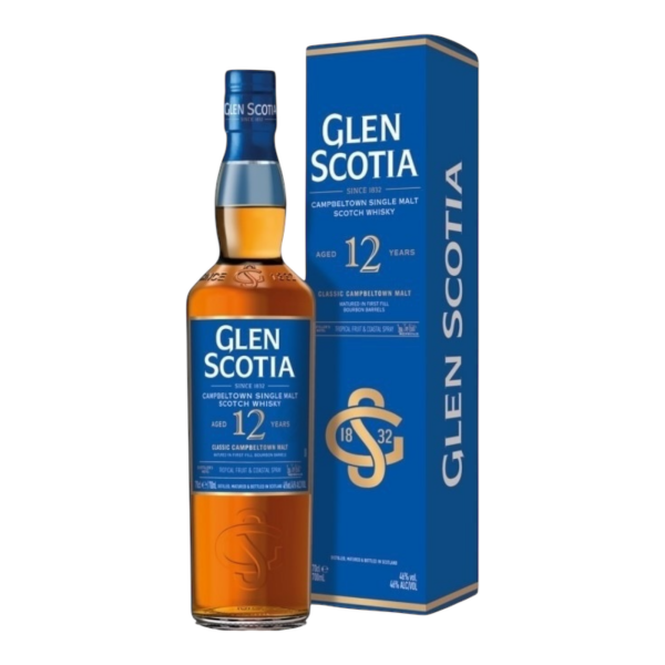 Glen Scotia 12 Jahre Matured in 1st Fill Bourbon Casks 46% 0,7l
