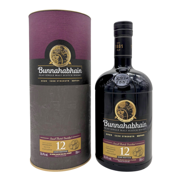 Bunnahabhain 12 Jahre Cask Strength 2025 56,4% 0,7l