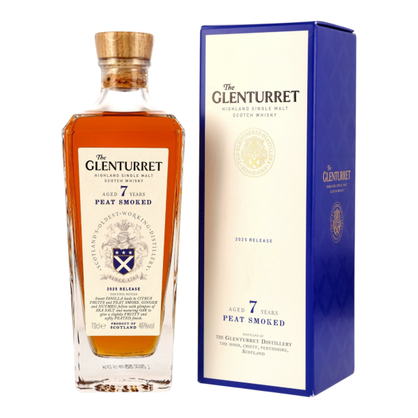 Glenturret 7 Jahre Peat Smoked Release 2025 46% 0,7l