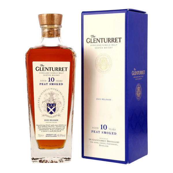 Glenturret 10 Jahre Peat Smoked Release 2025 46,6% 0,7l