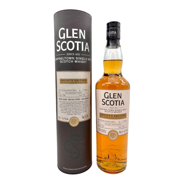 Glen Scotia 11 Jahre PX & Oloroso Finish Exclusive Society Batch 2025 54,1% 0,7l