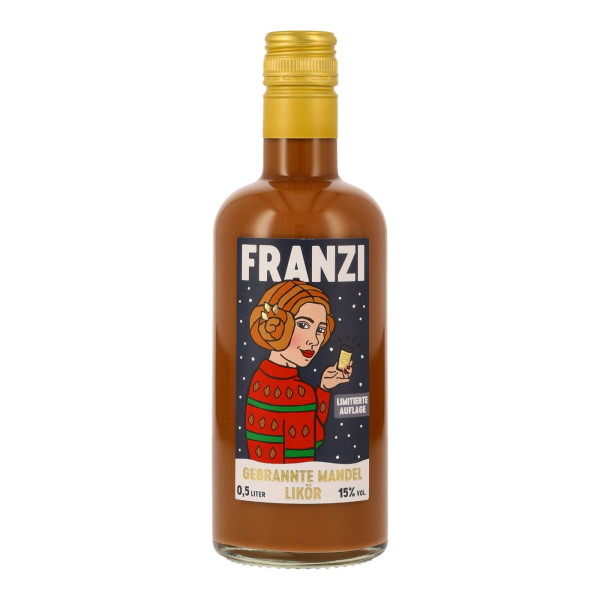 Franzi Gebrannte Mandel Likör 15% 0,5l