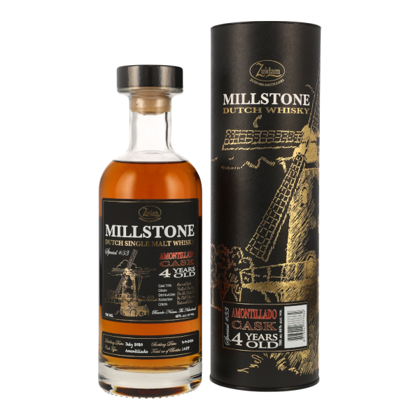 Millstone 4 Jahre 2020 2024 Amontillado Cask Special #33 Dutch Single Malt 46% 0,7l