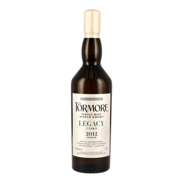 Tormore 12 Jahre 2012 2025 Legacy Casks - First Fill Bourbon Barrels #921177 52,5% 0,7l