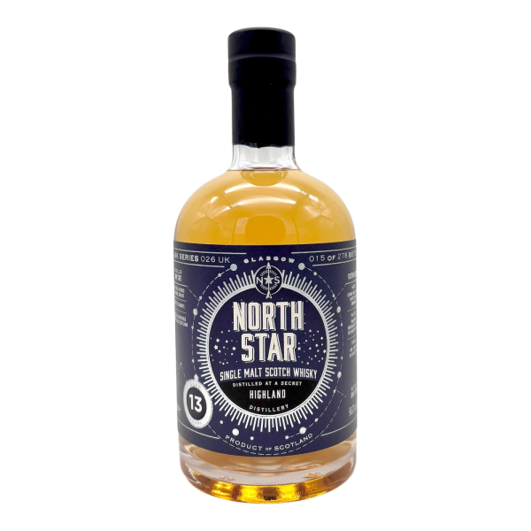Secret Highland 13 Jahre Refill Hogshead #026 UK North Star Spirits 58,2% 0,7l
