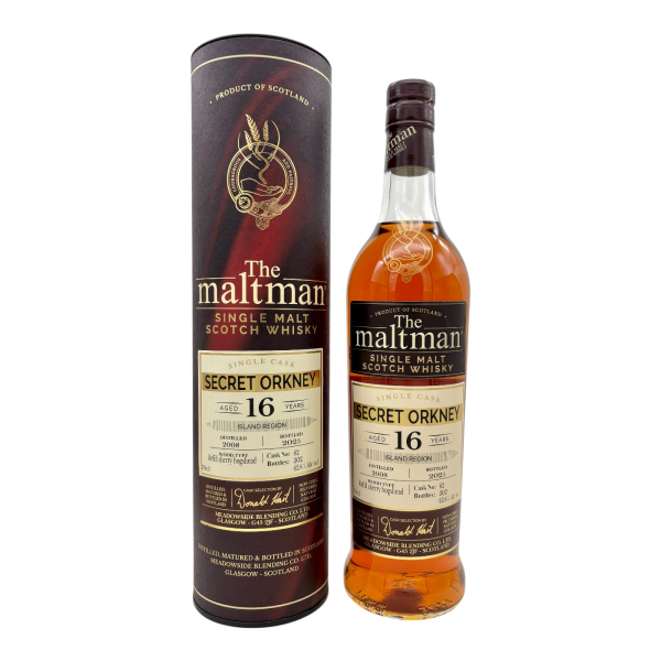 Secret Orkney 16 Jahre 2008 2025 Refill Sherry Hogshead #62 The Maltman 62,8% 0,7l
