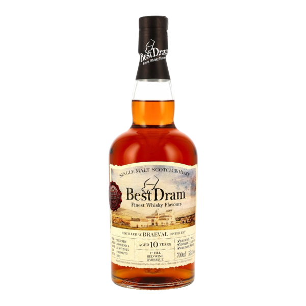 Braeval 10 Jahre 2014 2025 First Fill Red Wine Barrique #9900273 Best Dram 56,8% 0,7l