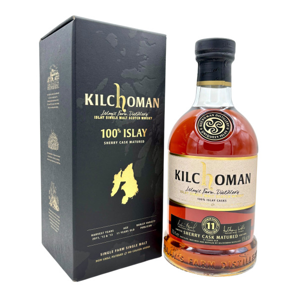 Kilchoman 100% Islay 11 Jahre Sherry Cask Matured 50% 0,7l
