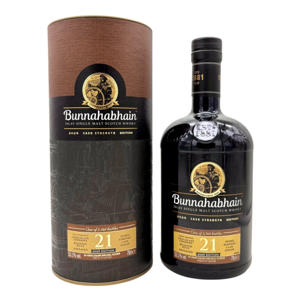 Bunnahabhain 21 Jahre Cask Strength 2025 53,1% 0,7l