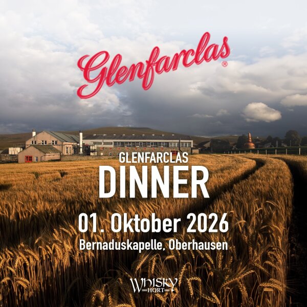 20261001 Tasting 01.10.2026 19:00 Uhr - Glenfarclas-Dinner