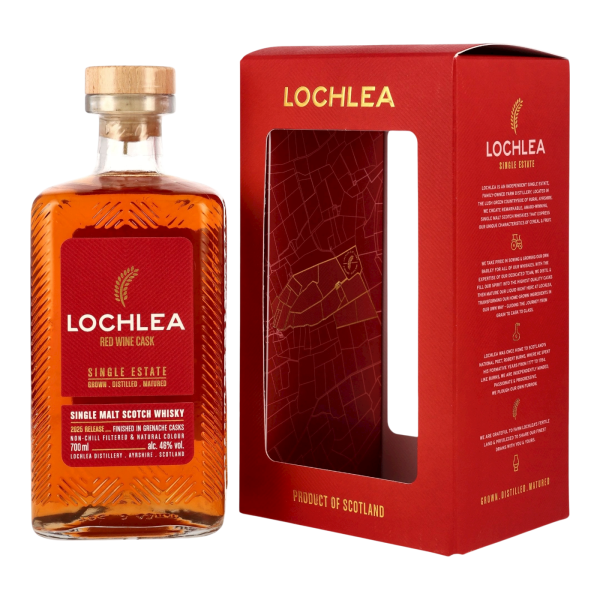 Lochlea Red Wine Cask Grenache Casks Finish 2025 Release 46% 0,7l