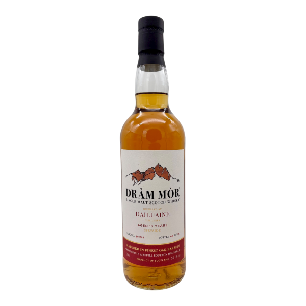 Dailuaine 13 Jahre 2025 Refill Bourbon Hogshead #301327 Dram Mor 55,1% 0,7l