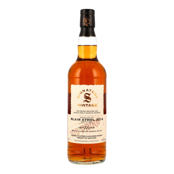 Blair Athol 11 Jahre 2014 2025 100 Proof Edition #64 Signatory 57,1% 0,7l