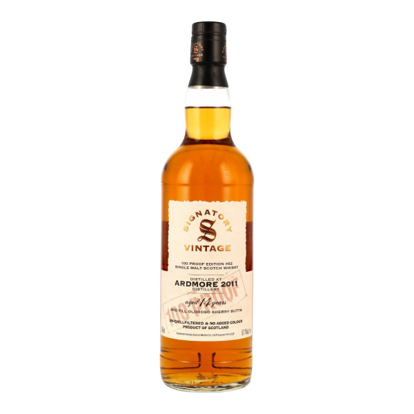Ardmore 14 Jahre 2011 2025 100 Proof Edition #62 Signatory 57,1% 0,7l