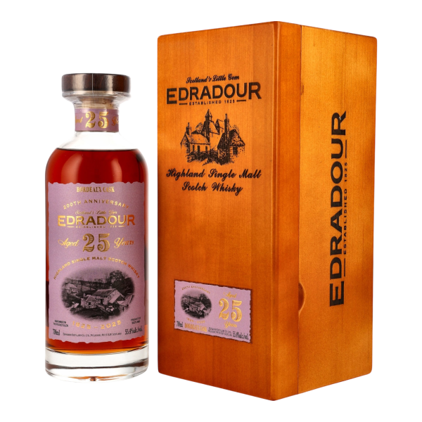 Edradour 25 Jahre 1999 2025 First FIll Bordeaux Cask #816 200th Anniversary 55,4% 0,7l