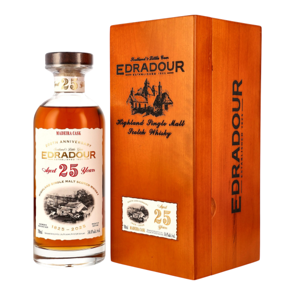 Edradour 25 Jahre 1999 2025 First FIll Madeira Cask #903 200th Anniversary 54,4% 0,7l