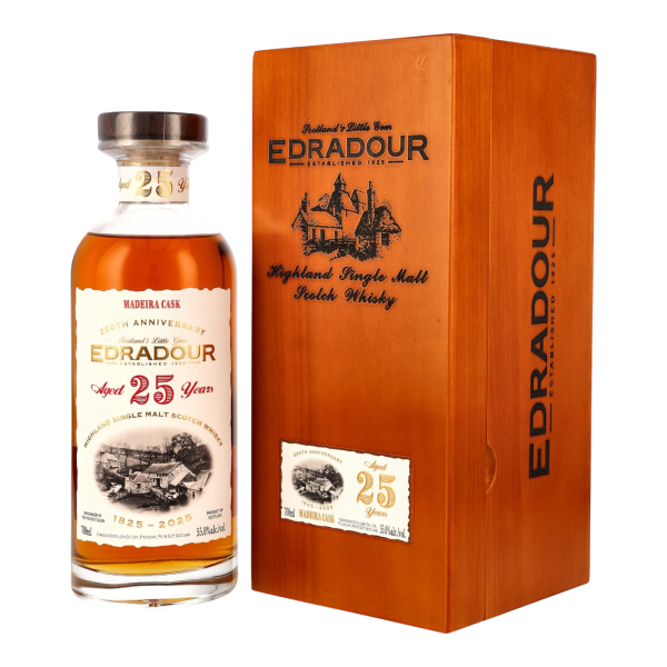 Edradour 25 Jahre 1999 2025 First FIll Madeira Cask #901 200th Anniversary 55% 0,7l