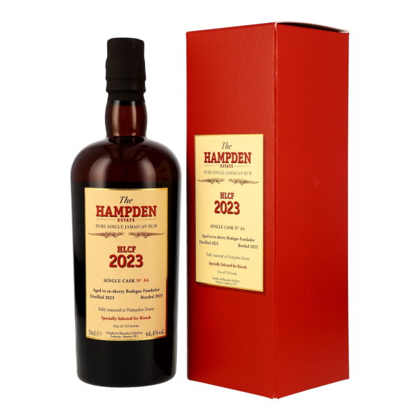 Hampden 2023 2025 HLCF Bodegas Fundador Sherry Cask #A4 Pure Single Jamaican Rum 64,4% 0,7l