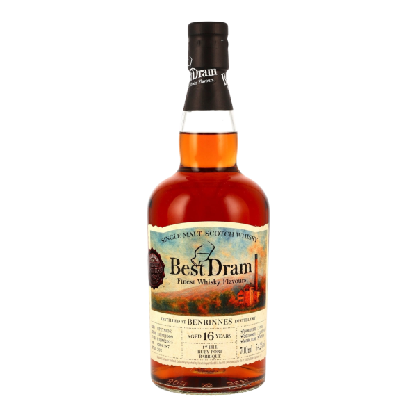 Benrinnes 16 Jahre 2009 2025 First Fill Ruby Port Barrique #301387 Best Dram 54,2% 0,7l