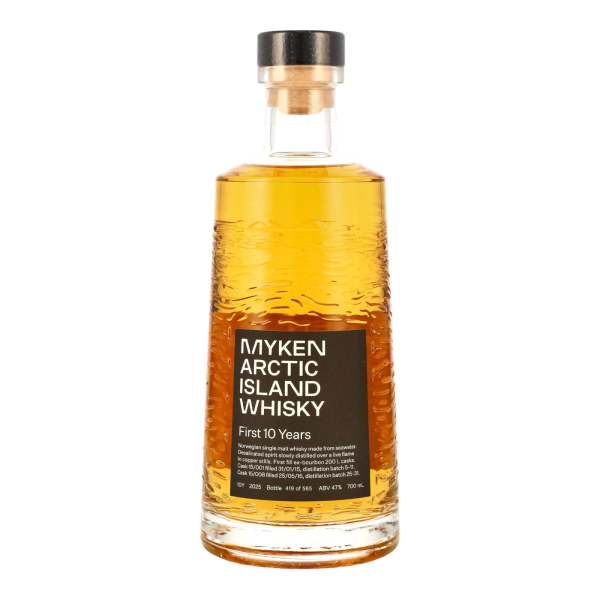 Myken 10 Jahre 2015 2025 Ex-Bourbon Casks #15/001+15/008 Norwegian Arctic Single Malt 47% 0,7l