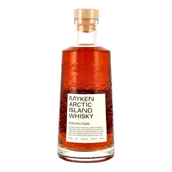 Myken 3 Jahre Autumn Gale Ex-Sherry & Ex-Bourbon Casks Norwegian Arctic Single Malt 51% 0,7l