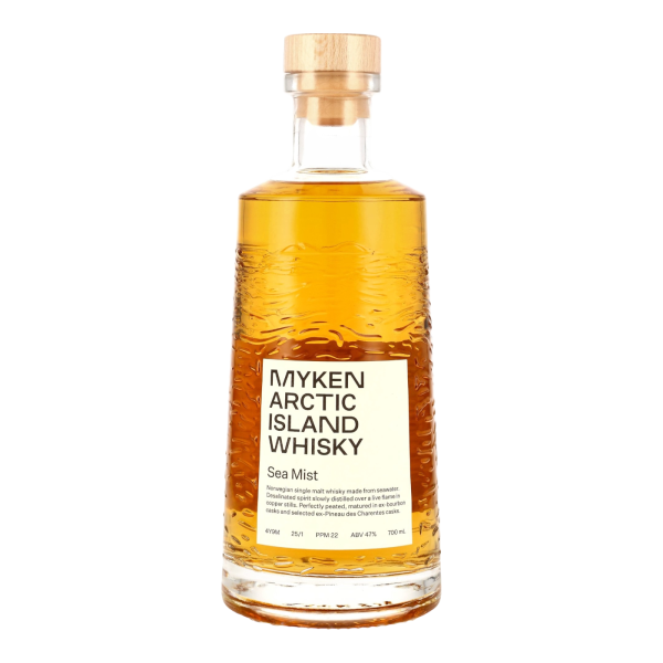 Myken 4 Jahre Sea Mist Ex-Bourbon & Ex-Pineau des Charentes Casks Norwegian Arctic Single Malt 47% 0,7l
