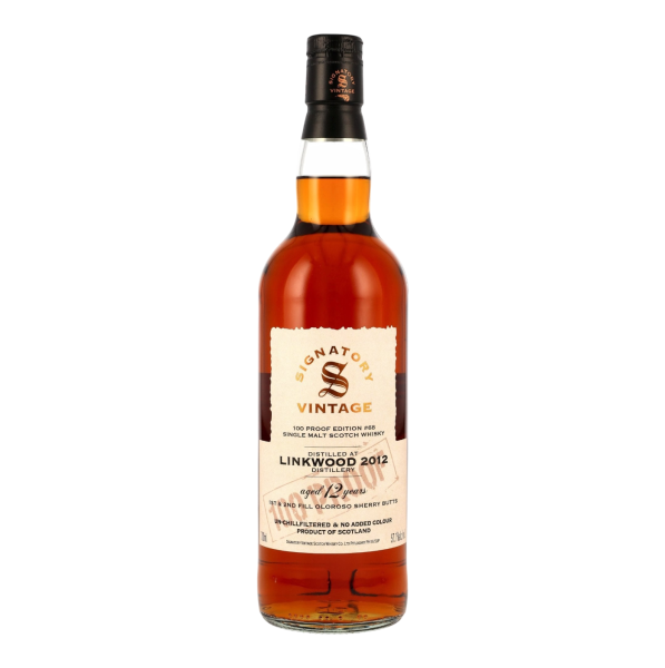 Linkwood 12 Jahre 2012 2025 100 Proof Edition #68 Signatory 57,1% 0,7l