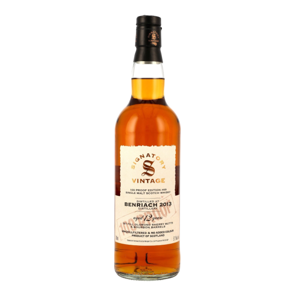BenRiach 12 Jahre 2013 2025 100 Proof Edition #69 Signatory 57,1% 0,7l
