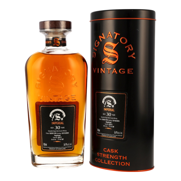 Imperial 30 Jahre 1995 2025 Symingtons Choice Hogshead #50271 Signatory 56,9% 0,7