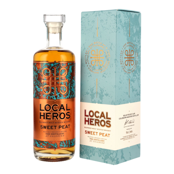 Coleburn Sweet Peat Local Heros Blended Malt Scotch Batch #0001 46% 0,7l
