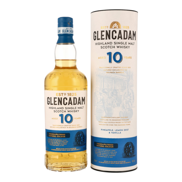 Glencadam 10 Jahre 46% 0,7l (Neues Design)