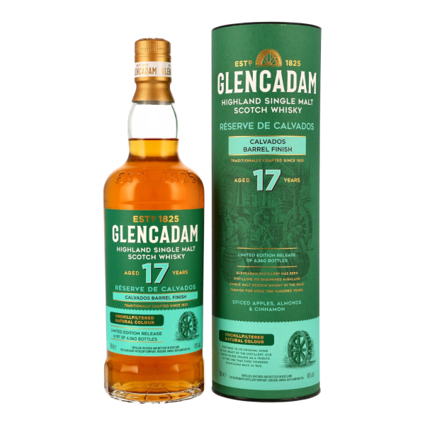 Glencadam 17 Jahre 2008 2025 Reserva de Calvados 46% 0,7l