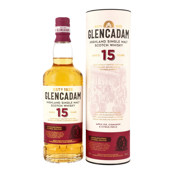 Glencadam 15 Jahre 46% 0,7l (Neues Design)