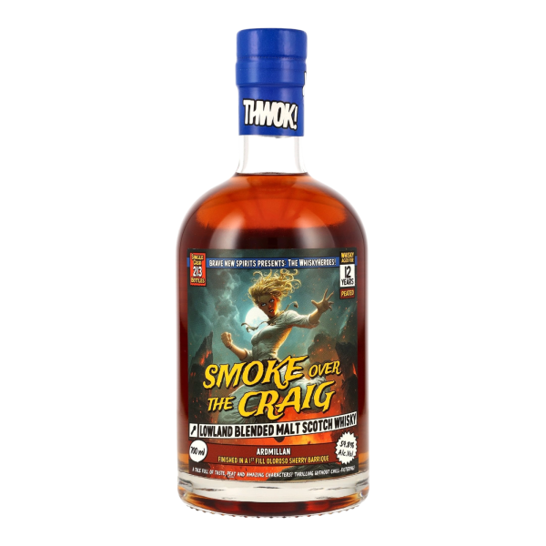 Ardmillan 12 Jahre Whisky Heroes - Smoke Over The Craig Brave New Spirits 59,8% 0,7l