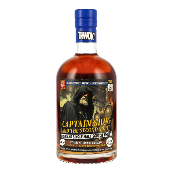Teaninich 13 Jahre Whisky Heroes - Captain Shug and the Second Sight Brave New Spirits 51,9% 0,7l