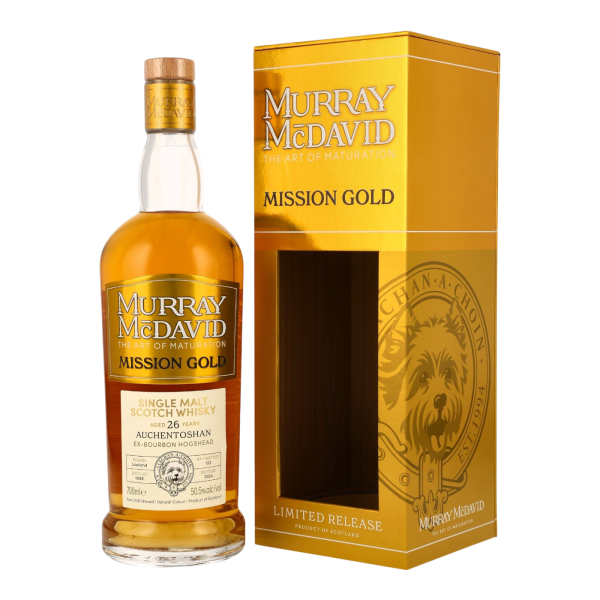 Auchentoshan 26 Jahre 1998 2024 Ex Bourbon Hogshead Murray McDavid 50,5% 0,7l