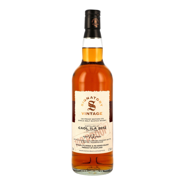 Caol Ila 13 Jahre 2012 2026 100 Proof Edition #70 Signatory 57,1% 0,7l