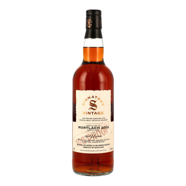 Mortlach 11 Jahre 2014 2026 100 Proof Edition #73 Signatory 57,1% 0,7l