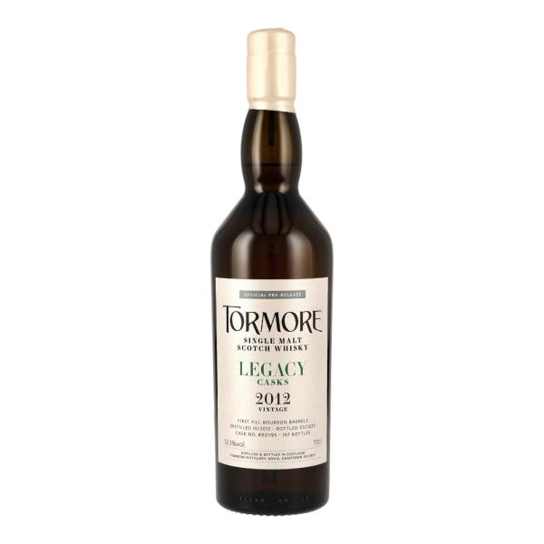 Tormore 12 Jahre 2012 2025 First Fill Bourbon Barrel #921195 Legacy Casks 52,1% 0,7l