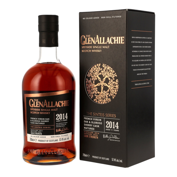 GlenAllachie 11 Jahre 2014 2026 Sinteis Serie Part 3 French Virgin Oak & Oloroso Casks 57,4% 0,7l