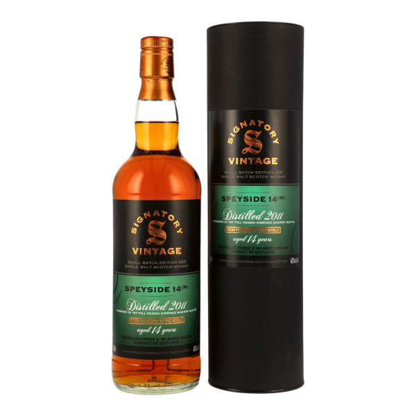 Speyside (M) 14 Jahre 2011 2026 Small Batch Edition #20 Signatory 48,2% 0,7l