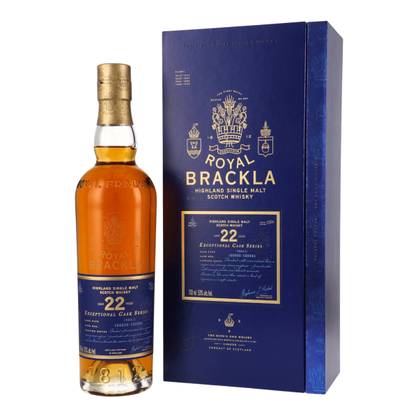 Royal Brackla 22 Jahre Tokaji Limited Edition #500000-50004 53% 0,7l