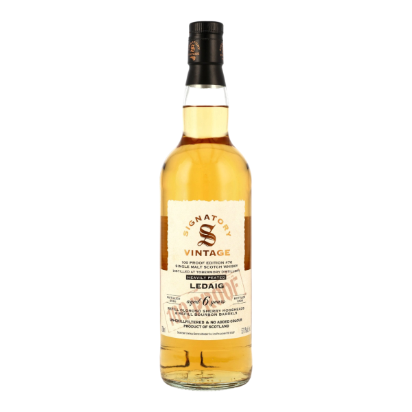 Ledaig 6 Jahre 2020 2026 100 Proof Edition #76 Signatory 57,1% 0,7l
