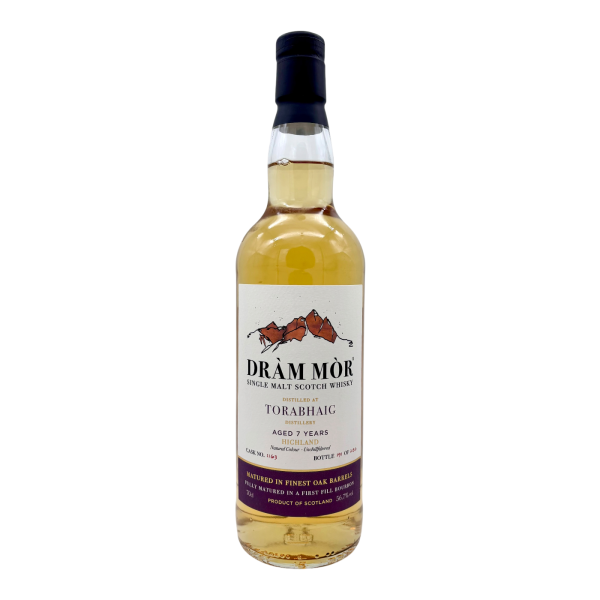 Torabhaig 7 Jahre First Fill Bourbon Barrel #1163 Dram Mor 56,7% 0,7l