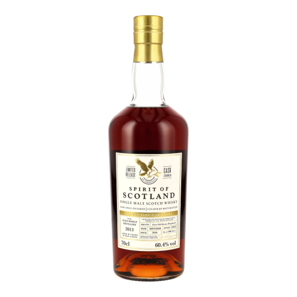Glen Moray 12 Jahre 2013 2026 First Fill Sherry Hogshead #2848 Spirit of Scotland Gordon & Macphail 60,4% 0,7l