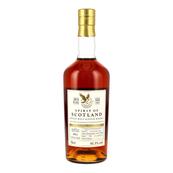 Aberfeldy 14 Jahre 2011 2026 First Fill Sherry Butt #7791 Spirit of Scotland Gordon & Macphail 61,1% 0,7l