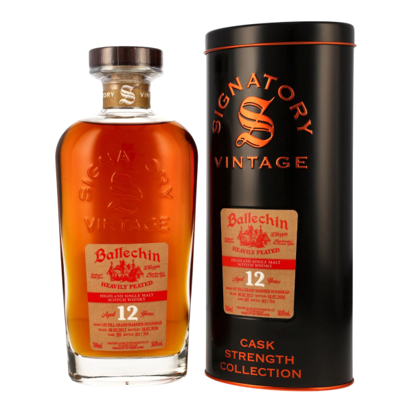 Ballechin 12 Jahre 2013 2026 First Fill Grand Marnier Hogshead #201 Signatory 58,8% 0,7l
